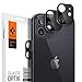 Spigen Glas.TR Optik Camera Arrière Protecteur Compatible avec iPhone 12, 2 Pièces, Noir, Résistant aux Rayures, 9H Protection Objectif