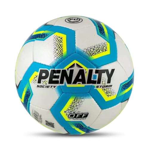 Bola Penalty Storm XXIII Society Branca e Azul
