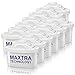 BRITA Maxtra + Filtri, Cartucce per Caraffe Filtranti, Plastica, Bianco, 12 unità