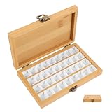 HAWILLOSCH Fächer Pigment Aufbewahrungsbox Kunststoff Langlebig und Sicher mit Deckel für Aquarellfarben und Ölmalerei Praktische Sortierbox für Künstler und Kunstbedarf Tragbar und