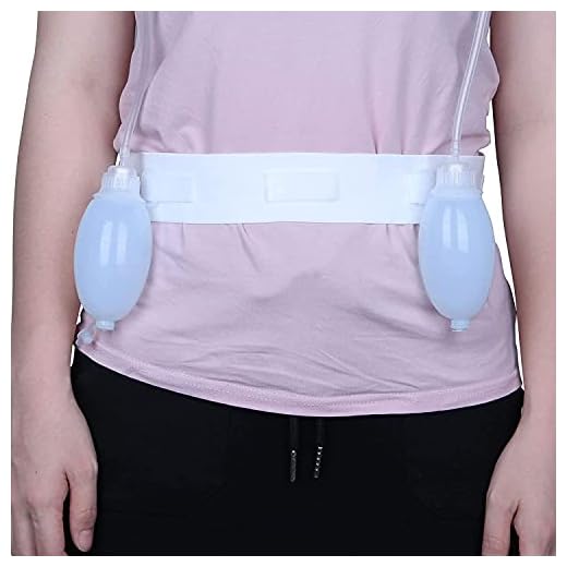 MUYU Drainage Bulb Holder Adjustable Belt, Surgical Drain Holder for Secure Different Types of Postoperative Care Drainage Tube (Large)