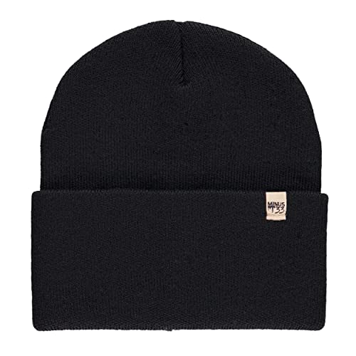100% Merino Wool - Midweight Everyday Knit Cuff Beanie - Warm Winter Hat