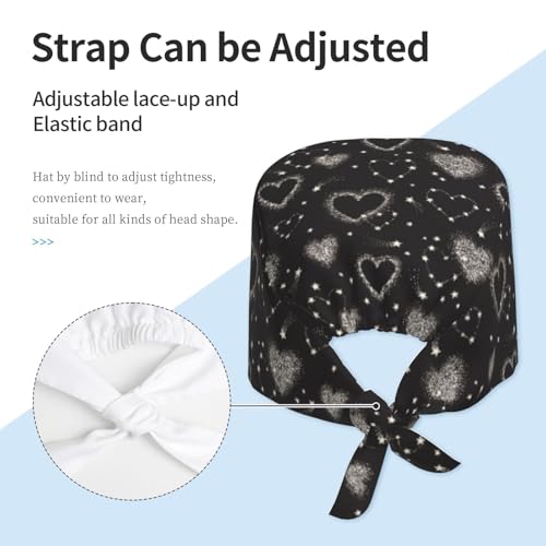 Image of Unisex Adjustable Surgical Sweatband - Elastic Bandage Cap - Scrub Caps for Nurse Working Cap