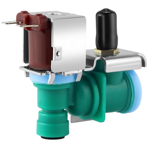 Upgrade WPW10238100 W11451511 W10238100 Refrigerator Water Inlet Valve Fit for Whirlpool Kenmore May.tag Refrigerator - Replaces W10498992 W10342318 AP6017532 IMV-8100 K-77473 by AMI PARTS