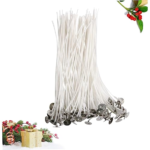 Cuerda para velas con base 200 piezas 9 cm miniatura 4