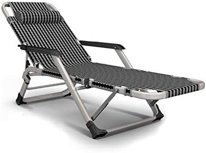 Genérico Conjunto de Muebles de jardín para Exterior: Tumbona Impermeable y sillas Plegables de Camping. Tumbonas reclinables de Metal para Relajarse en un Hermoso Paisaje, Patio y ofi