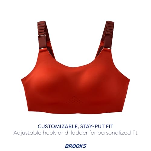 Image of Brooks Women's Racerback 2.0 Sports Bra for High Impact Running, Workouts & Sports with Maximum Support