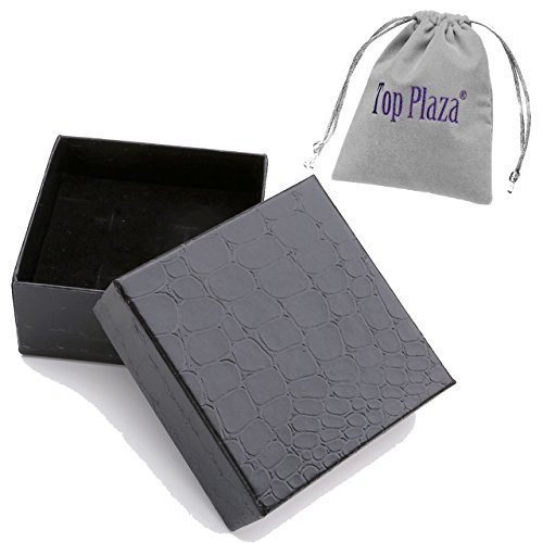 Top Plaza Womens Fashion Silver Tone Analog Quartz Bangle Cuff Bracelet Wrist Watch, Unique Elegant Stainless Steel Wire Band, Arabic Numerals - White