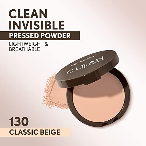 image for Covergirl Clean Invisible Pressed Powder, Lightweight, Breathable, Veg