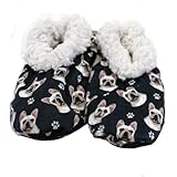 French Bulldog Super Soft Women’s Slippers - One Size Fits Most - Cozy House Slippers - Non Skid Bottom - perfect for French Bulldog gifts