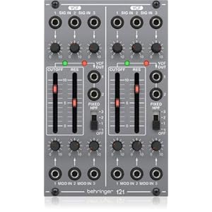Behringer 121 Dubbele VCF, legendarische analoge dubbele VCF-module voor Eurorack