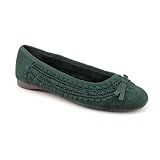  CL by Chinese Laundry Damen Ashley Suede Flat, Grün, 36 EU