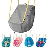 okcool Outdoor Toddler Swing Seat Cover for Little Tikes Baby Swing Seat,Outdoor Baby Swing Cover,A Wide Selection of Cute Colors and Patterns,Gray