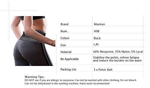 Faja sacroilíaca ajustable para dolor lumbar Small miniatura 3