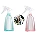 Produktbild 2 Stück Sprühflasche, 500ml Sprühflasche mit feinem Nebel, Plastik Zerstäuber Garten Leere Sprühflasche, Blumensprüher, Gardening Trigger Sprayer, für Pflanze Blumen Garten Friseursalon(Grün, Blau)