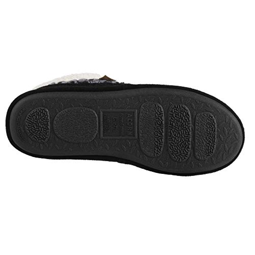 Image of Acorn Womens Slipper with Berber Lining, Suede Siding and Durable Non-Slip Indoor /Outdoor Sole