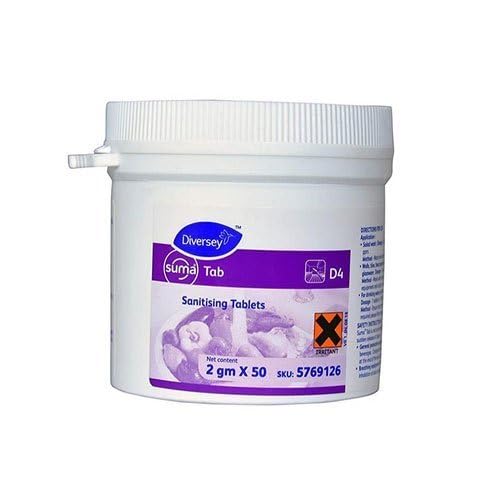 Divarsay Suma Tab D4 - Ideal for Vegetables, Fruits, Food preparation areas, Chopping boards, Utensils Disinfection & Sanitation (100gms Pack of 1) (B0CHFNJ3RK) Amazon Price History, Amazon Price Tracker