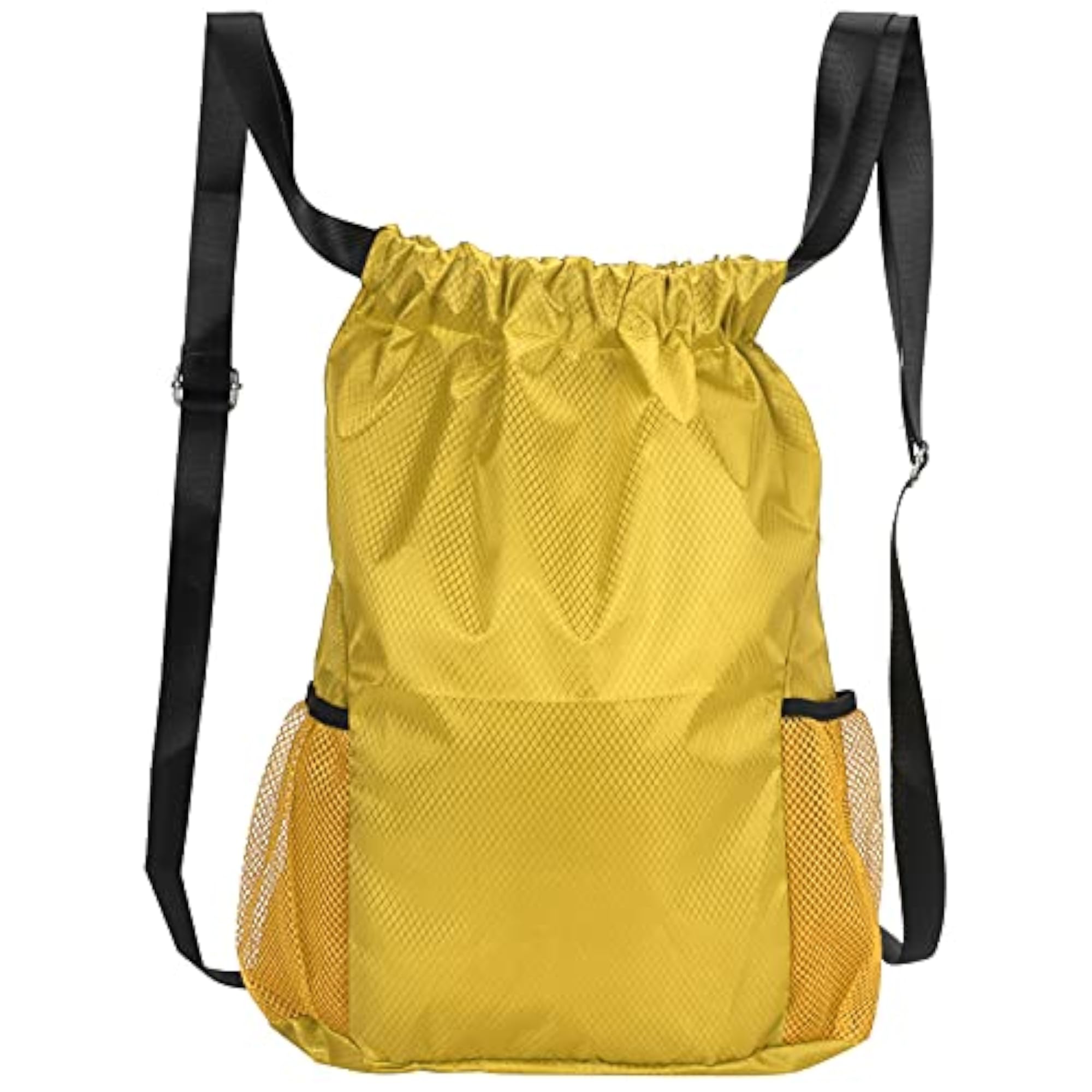 Light Weight Portable Gym Backpack for Travel, Yellow