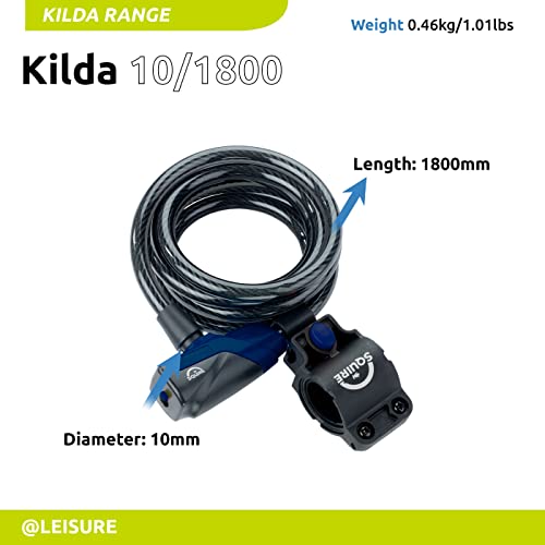 Squire Kilda 10/1800 Keyed Cable Lock