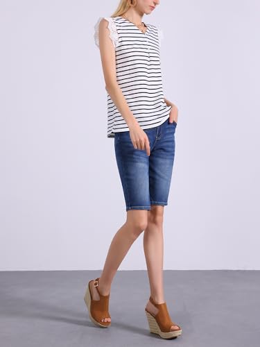 Allegra K Women's Peep Toe Slingback Platform Espadrilles Wedge Sandals2