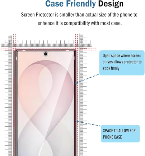Image of Uyiton Compatible with Samsung Galaxy Z Fold 8 Ultra Tempered Glass Screen Protector (Pack of 2) | 9H Hardness, HD Clear, Scratch Resistant, Bubble-Free, Easy Installation Kit