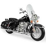 Risopen 2013 Flhrc Road King Classic Motorcycle Toy Compatible for Harley Davidson 1:12 Mini Motorcycle Model diecast Moto for 5-7 inch Doll seat Decoration Moto Toy Gift