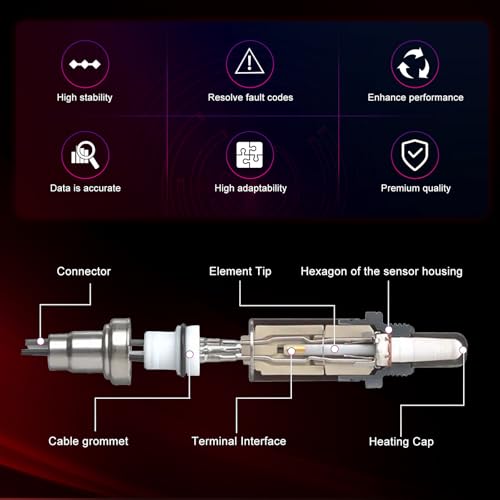 Sensor de oxígeno Upstream FIREMOTOO para vehículos miniatura 4