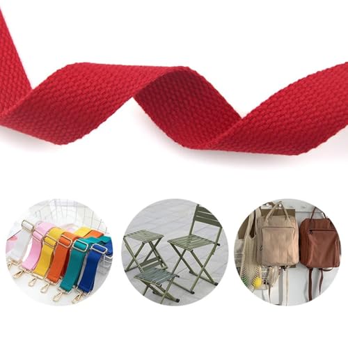 Sangle en coton 20 mm de 3 m pour sangle de sac et fabrication de ceintures