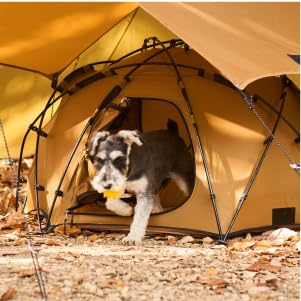 Amazon.co.jp: KAMIKURA（神座） 犬用テント ドーム型｜愛犬専用 高