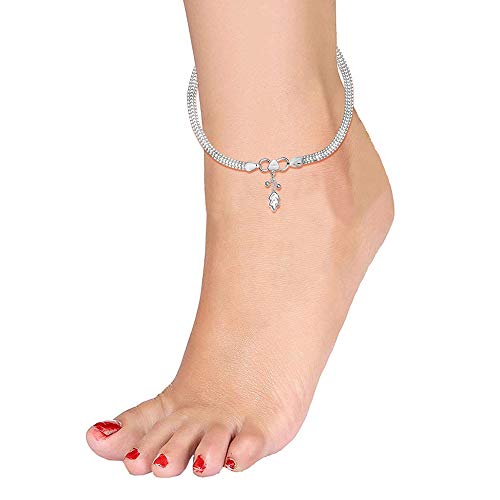 Buy Silver Style Anklet for Women at Amazon.in
