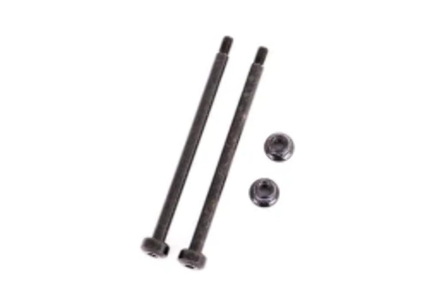 Traxxas Kołki do zawieszenia, zewnętrzne, tylne, 3,5 x 56,7 mm (stal hartowana) (2) / M3 x 0,5 mm NL, kołnierzowe (2) 9543