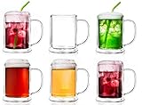 Oferta: 6 vasos de cerveza de doble pared de 500 ml o de cerveza de trigo de vidrio de borosilicato de alta calidad, que mantiene las bebidas frías frías y calientes durante más tiempo. Además, el vidrio de doble pared proporciona un vidrio exterior siempre templado uniformemente, por lo que también es posible quemar los dedos del pasado. Se envía en una caja de regalo de alta calidad.