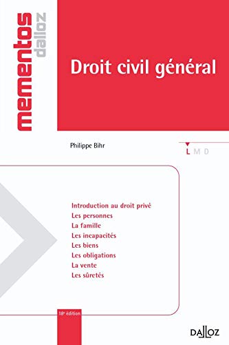 Droit civil général - 18e éd.: Mémentos