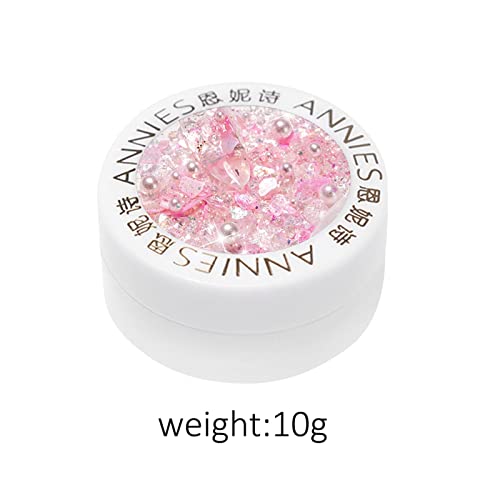 Glitter grosso, lantejoulas grossas e mistura de pó de glitter fino - adesivo de flocos iridescentes
