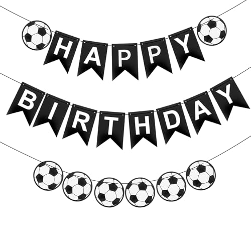 Fanmayhe Soccer Birthday Banner