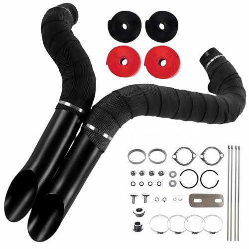 RongTengKeJi Black LAF Exhaust Pipes