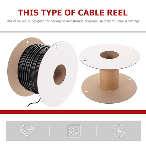 Carrete de cable eléctrico portátil y compacto para guardar extensiones 4