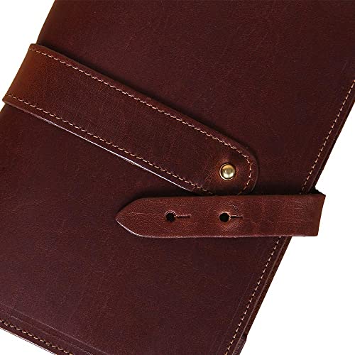 Travel Size Leather Portfolio No. 20 - Brown | Usa Made | Col. Littleton #TOP7