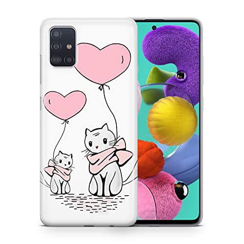 Coque Samsung S3 anti-chute en silicone König Design amour des chats