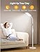 MediAcous Light Lamp 10000 Lux, Sun Light Lamp UV-Free with 5 Color Temperature & 5 Brightness Levels & Timer, Bright Light Floor lamp, Full Spectrum Daylight Lamp for Home,Office