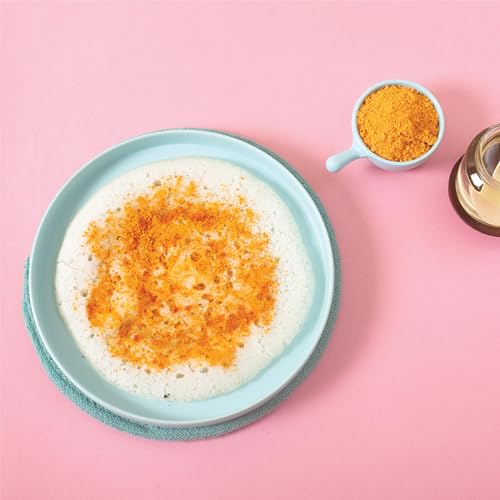 Image of Chutnefy Andhra Paruppu (Spicy Dal) & Idli Milagai (Mirch /Gunpowder) Podi (With Garlic) | 100% Natural | Pack of 4 * 100gms (Dry /Reusable Pack) | Enjoy with Ghee or Sesame Oil | No Preservative