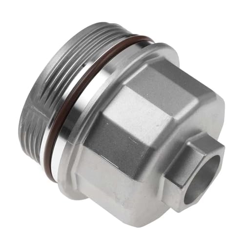 LUOWEINA Kit de tapa filtro aceite coche, Compatible for Mini, Cooper Base Convertible 2 puertas, 1.6L, 1600CC, L4 SOHC, 04693352AA Tapa de la carcasa del filtro de aceite