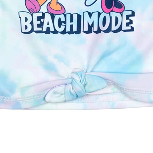 Disney Minnie Mouse Daisy Duck Little Girls Swim Rash Guard Swim Legging Blue 7-8 #TOP6