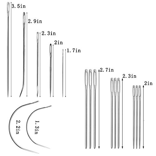 Electrely 29pcs Kit Strumento per Cucire in Pelle