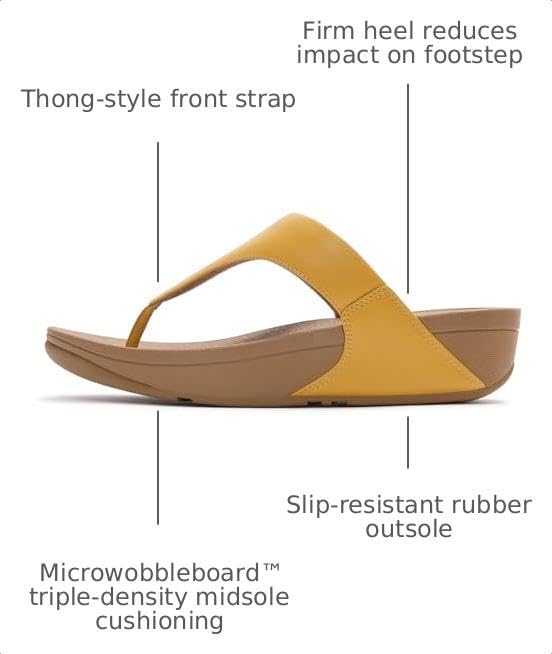 Image of FitFlop Women's Lulu Leather Toe-Post Sandals