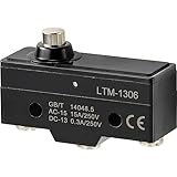 TRU COMPONENTS Microrupteur 250 V/AC 15 A 1 x On/(On) Ã rappel 1 pc(s)...