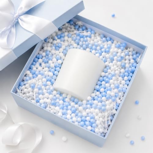Image of Wanna Party Blue Foam Balls Pack, Pastel Mini Foam Beads for Pinata Fillers, Goodie Bag Fillers, Slime Making, Art & Craft Projects, Gift Packing and Party Activities
