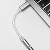 Moondrop ECHO-A 32Bit/384kHz محمول DAC/AMP مع ميكروفون (3.5 مم) محمول، محمول، بطاقة صوت USB-C عالية الأداء MAC، كمبيوتر شخصي، هواتف ذكية مع مخرج DAC/AMP 3.5 مم TRRS