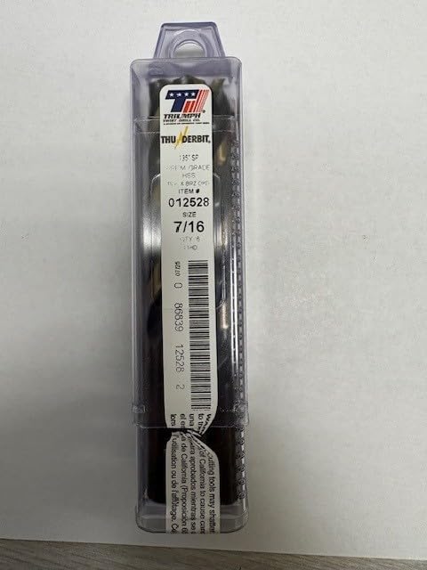 7/16" Jobber Style Drill BIts