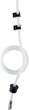 BAGNOLUX Kitchen Sink Soap Dispenser Extension Tube Kit with Check Valve, Under-Sink & Countertop Filtration, Bottle Washer for Hose Extender